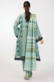 Alkaram MS-25-A-22-Teal Blue Mid Summer Collection 2022