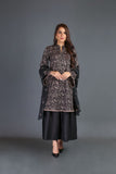Bareeze Night Canvas Mc690 Black Dress