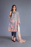 Bareeze Printed Pr799 Peach Dress