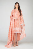 Bareeze PR1204 Peach Summer Printed Lawn