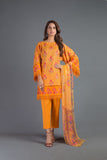 Bareeze Printed Pr853 Yellow Dress