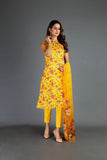 Bareeze Printed Pr913 Yellow Dress