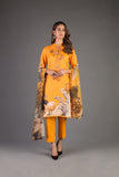 Bareeze Printed Pr952 Orange Dress