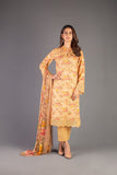 Bareeze Printed Pr958 Light Brown Dress