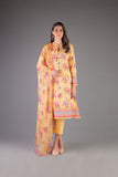 Bareeze Printed Pr976 Orange Dress