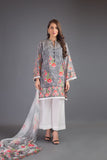 Bareeze Printed Pr799 Cream Dress