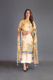 Bareeze Printed Pr824 Yellow Dress