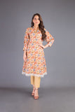 Bareeze Printed Print897 Light Yellow Dress