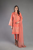 Bareeze Printed Pr945 Pink Dress