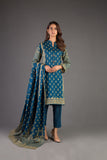 Bareeze Printed Pr948 Blue Dress