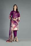 Bareeze Printed Pr978 Purple Dress
