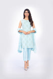 Bareeze Calico Ch2695 Aqua Dress