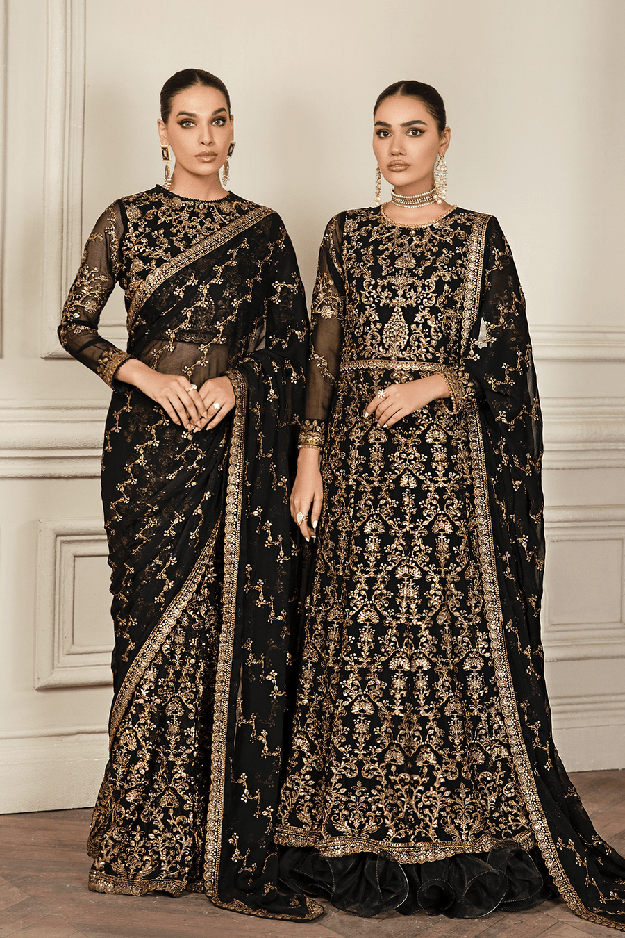 Zarif Black Ruby Mehroz Collection 2022
