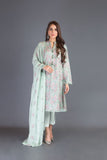Bareeze Russian Flowers Bnl1041 Aqua Dress