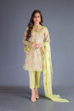 Bareeze Russian Flowers Bnl1041 Green Dress