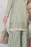 Maria B Suit Green SF-PF22-01 Evening Wear Prets 2022