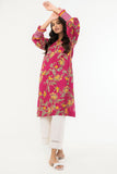 Alkaram SLRK-05-22-4-Red Printed Khaddar Shirta 2022
