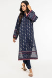 Alkaram SLRK-09-22-4-Navy Printed Khaddar Shirta 2022