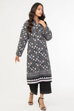 Alkaram SLRK-27-22-4-Black Printed Khaddar Shirta 2022