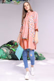 AlKaram MAK-W-F-004-21 Peach MAK Collection 2021
